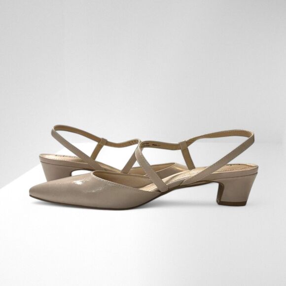 LIFESTRIDE "Minimalist" Taupe Slingback Pump, NWOT! Size 11 Life Stride - Picture 4 of 9
